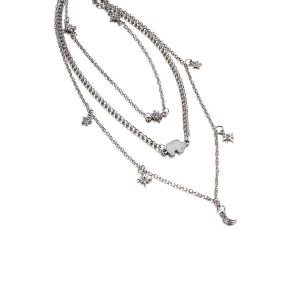 🔵Multi-Layer Elephant Necklace - Picture 8 of 8